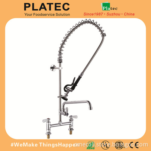 New Commercial Pre Rinse Unit Cleaning Faucet&Sink Tap,Lead Free Comply to NSF/ANSI 61